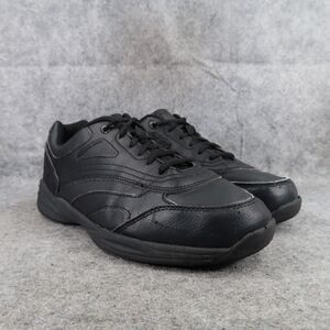 Tredsafe Shoes Men 10 Athletic Trainer Work Comfort Slip Resistant Black Uniform
